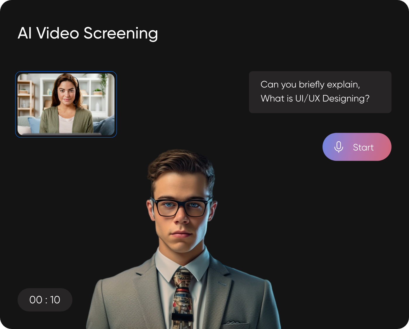 AI video screening